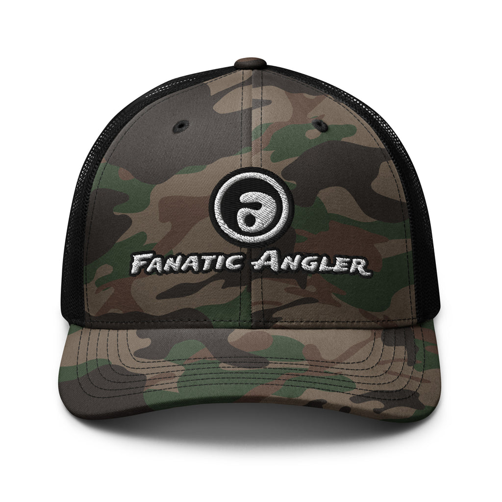 Fanatic Angler Creek Shadow Mesh Cap – premium fishing mesh cap with embroidered branding